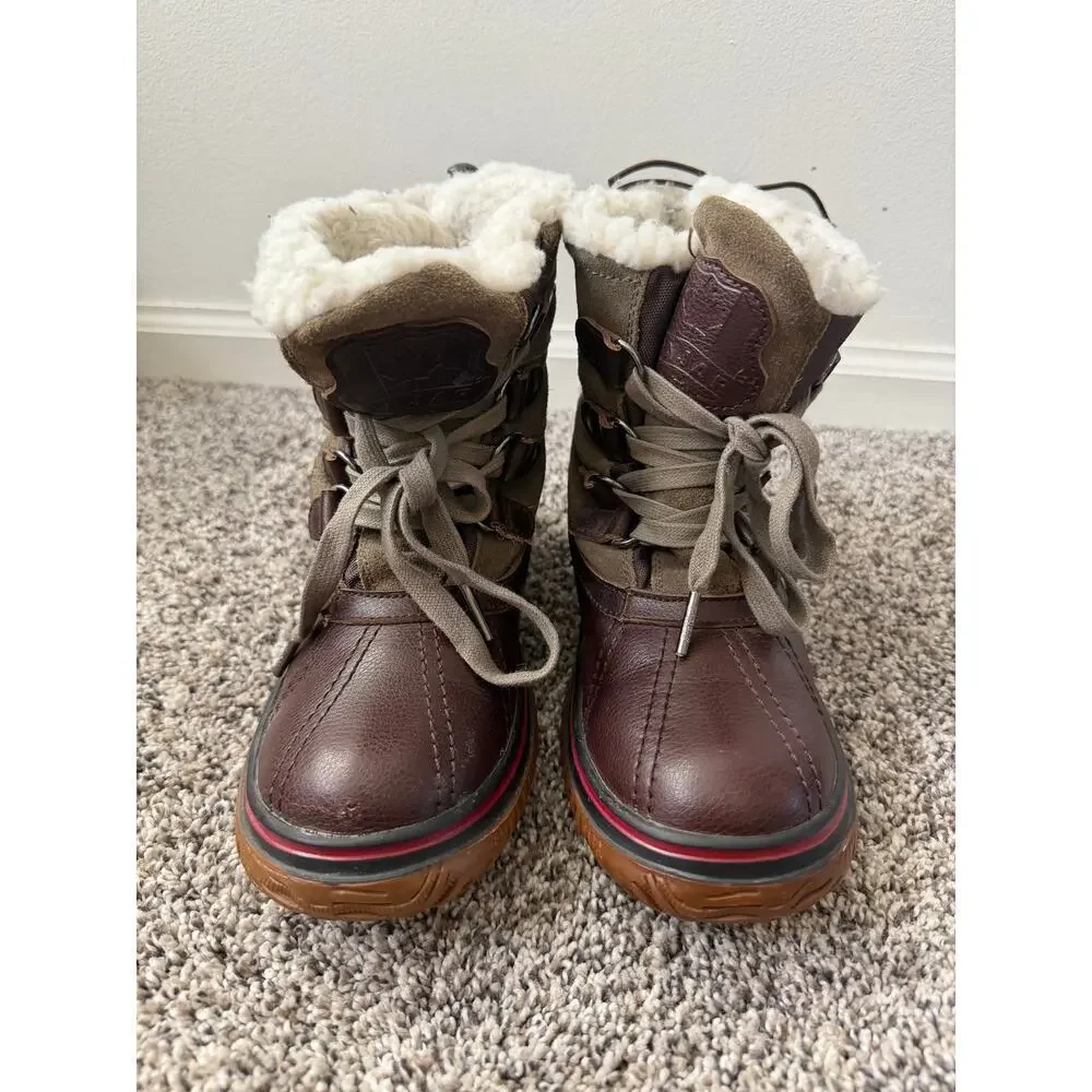 Pajar Canada women's iceland boot taupe brown size 5-5.5